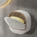 Bathroom Drain Soap Box Wall Mounted ABS Soap Box with Lid Waterproof Soap Dish Dishes Storage Box Travel Organizer Case Storage-Best Rate.