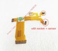 NEW Lens Aperture Flex Cable For Olympus M.ZUIKO DIGITAL ED 14-42 mm 14-42mm f/3.5-5.6 EZ 37mm Caliber Repair Part (With Socket).