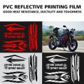 【Mary DAI Store】SILVER+SPIRIT Motorcycle Sticker and Decals for HONDA Reflective Motorbike Motocross Accessories. 