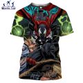 Mamba Top 2021 Newest Men 3D Black Tshirt Anime Spawn T Shirt Fitness Women Tees Superhero Manga T-shirts Summer O Neck Clothing.