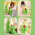 Loveseason Get Cozy with Cute Cartoon Avocado Plush Toy The Perfect Fluffy Fruit Doll for Any Lover Use It As A Sleeping Pillow Home Decoration Or Gift Birthdays Christmas Its Fine Craftsmanship Durable Design Make Must-have Plushie Collection. 