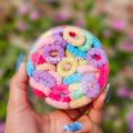 Multi Color Elastic Girls Hair Tie With Box. 
