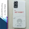 For Infinix Hot 12 - IMPT Premium Silicone Case Crystal Clear Soft TPU Ultra-Thin Transparent Flexible Protective Mobile Phone Back Cover. 