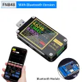 FNIRSI-FNB48 1.77 In-ch High Definition Display Screen Voltmeter Ammeter Current Multifunction Mobilephone Quick Recharging Tester With BT Function 9 Languange Changing Protocol Capacity Test Tool. 