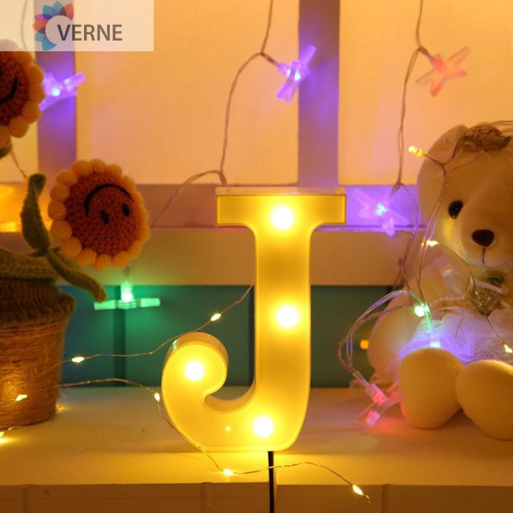 UEBTECH 3D 26 Letter Alphabet LED Marquee Sign Light Indoor Wall Hanging Night Lamp