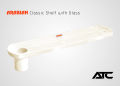 ARABIAN 21 Inch PVC Shelf for Bathroom and Basin.