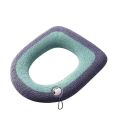 New Toilet Seat Cover Winter Thickened Plush Home Universal Washable Toilet Cushion with Handle Soft Warm Bathroom Accessories. 