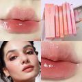 Water Light Lip Gloss Lipstick Pencil Jelly Pink Lip Tint Mirror Glass Moisturising Lip Glaze Makeup Cosmetics. 
