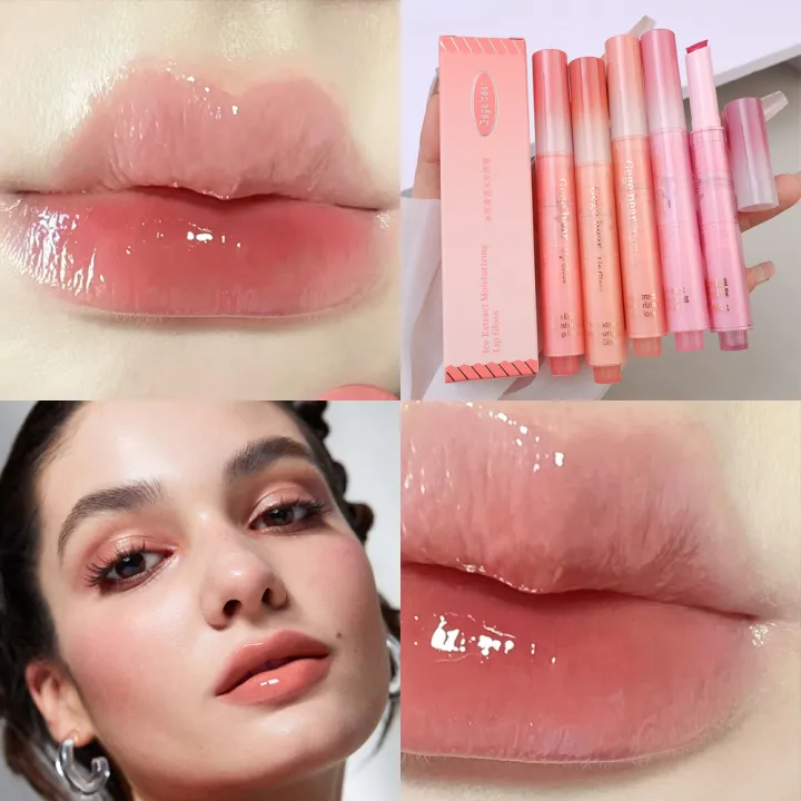 Water%20Light%20Lip%20Gloss%20Lipstick%20Pencil%20Jelly%20Pink%20Lip%20Tint%20Mirror%20Glass%20Moisturising%20Lip%20Glaze%20Makeup%20Cosmetics%20-%20Image%205