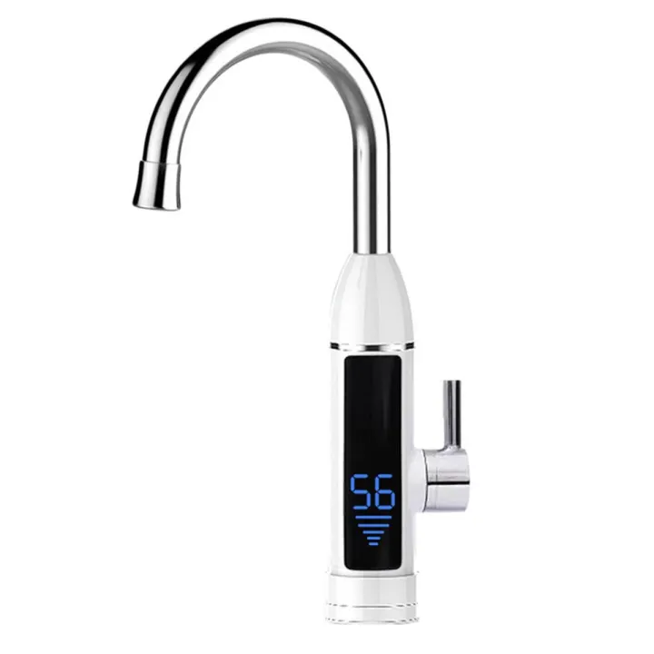 LCD Display Instant Hot Water Tap Digital Electric Faucet 3000W Kitchen ...
