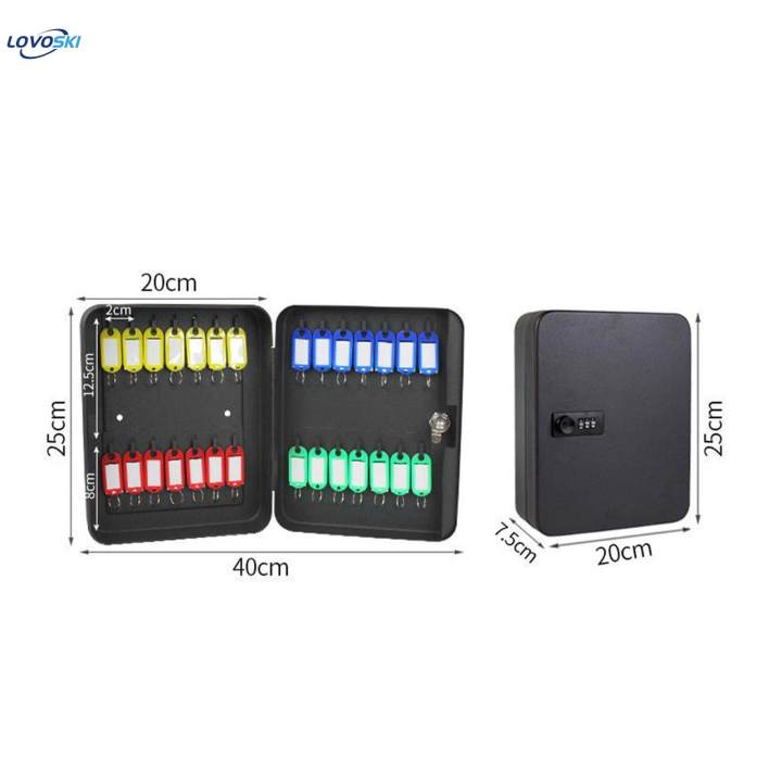 Key%20Lock%20Box%20Combination%20Lock%20Keys%20Cabinet%20with%20Code%20Security%20Key%20Box%20Metal%20Key%20Storage%20Box%20Key%20Organizer%20Holder%20for%20Valet%20Services%20House%20Office%20-%20Image%202