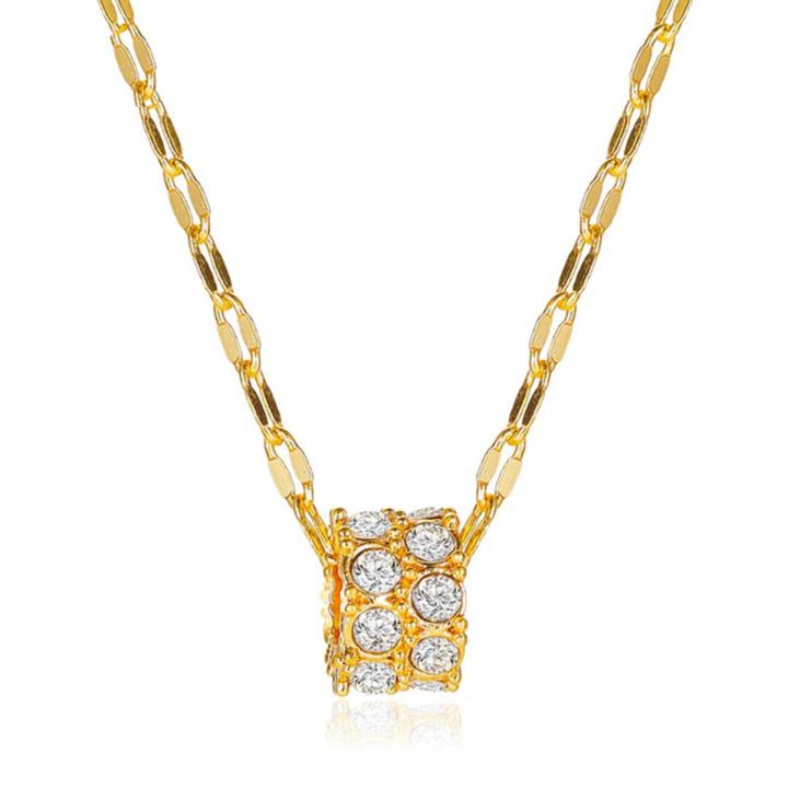 Women Simple Design Geometric Shape Pendant Necklace Clavicle Chain Jewelry Gift