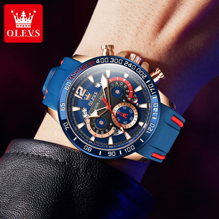 OLEVS%20Watch%20for%20Men%20Iriginal%20Branded%20Waterproof%20Trendy%20Cool%20Korean%20Style%20Chronograph%20Calendar%20Luminous%20Comfortable%20Silicone%20Strap%209936%20-%20Image%203