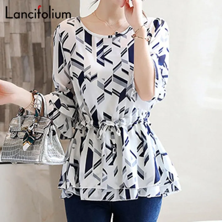 Floral%20Chiffon%20Blouse%20Women%20Summer%20Korean%20Ruffle%20Peplum%20Top%20Ladies%202020%20Elegant%20Plus%20Size%20Office%20Shirt%20Female%20Camisas%20Femininas%20-%20Image%202