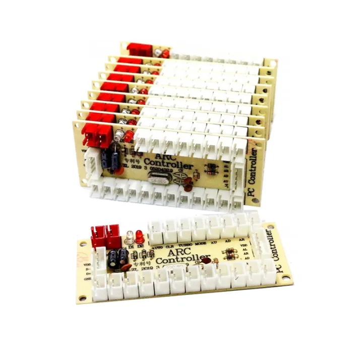 FORIDE 10 PCS ARC968 Usb Controller Board for Game Joystick Controller Zero Arcade Button Encoder