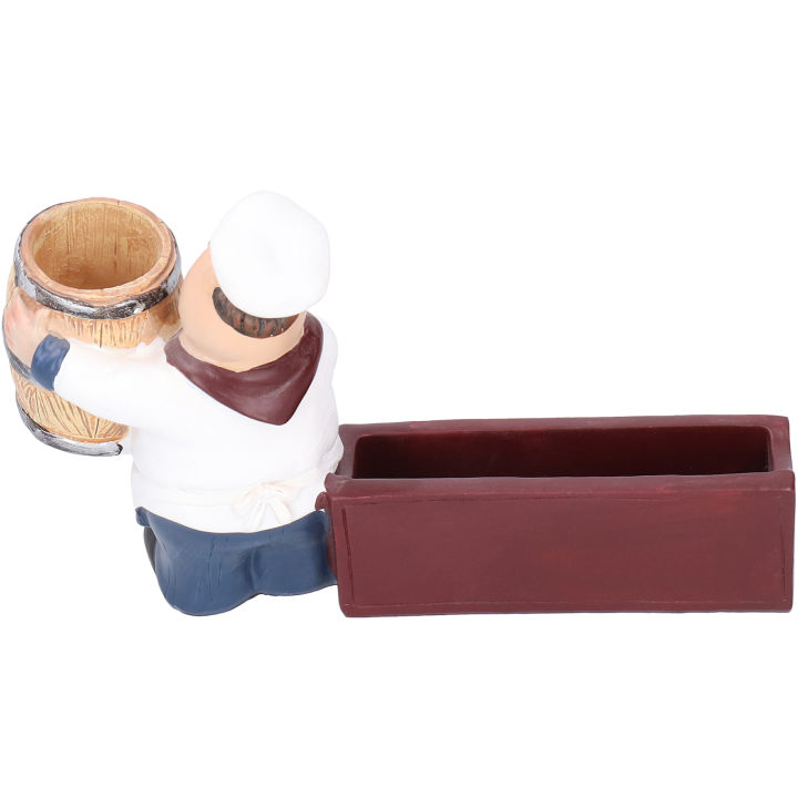Chef%20Figurine%20Statue%20Toothpick%20Holder%20Cute%20Sculpture%20Rustic%20Retro%20-%20Image%203
