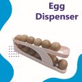 Double-Layer Egg Dispenser Automatic Roll-Down Egg Storage Rack Slide Egg Carton Refrigerator Egg Basket Kitchen Countertop Egg Holder Bestrate. 