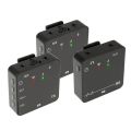 Wireless Live Lavalier Microphone Square RF Launcher Receiver Clip Collar Lapel Microphone System for Camera Phones DV Streaming. 