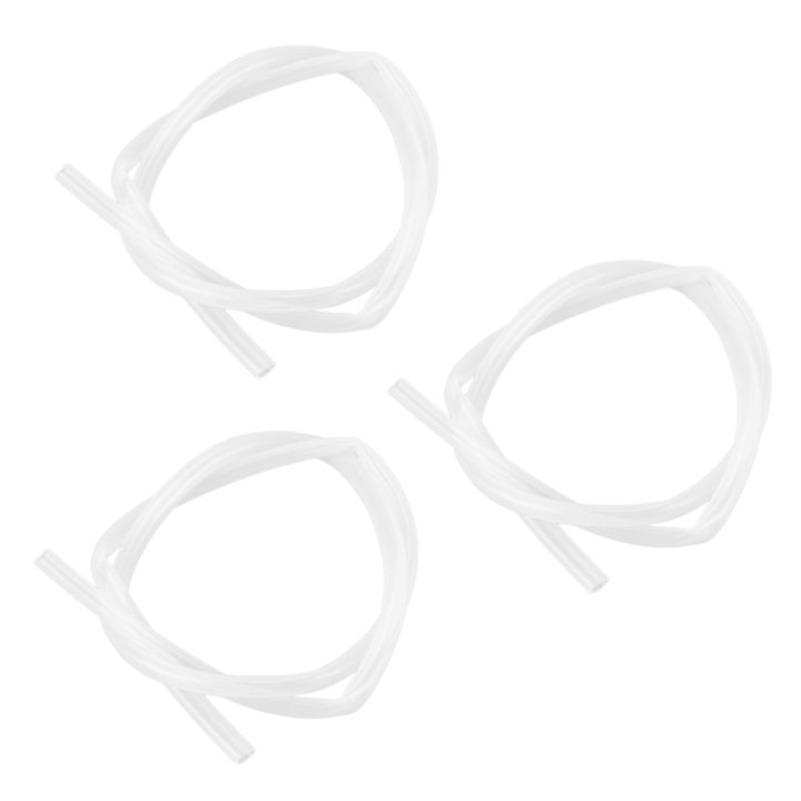 3pcs 8mm ID x 10mm OD Food Grade Flexible Hose Silicone Tubing Tube 1Meter