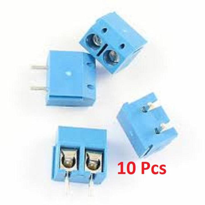 2 pin 2 way PCB Screw Terminal Block Connector ( 10 pis )