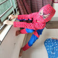 Spiderman Fancy Dress Costume Superhero Costume Kids Cartoon Fancy Dress for Costume Party.