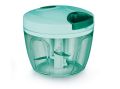Large Handy and Compact Chopper Handy Quick Cutter for Kitchen, Quick Cutter for Kitchen, 3 Blade Stainless Steel, Pull String, Green (350ml). 