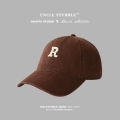 Korea Dongdaemun camel hat women's coffee soft top baseball cap cap men's brown knit hat beret.