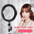 Ring Light Dimmable 8 Inch LED SMD Ring Light Studio Ring Light Photo Video Dimmable Lamp Light Tripod Selfie Camera Phone.