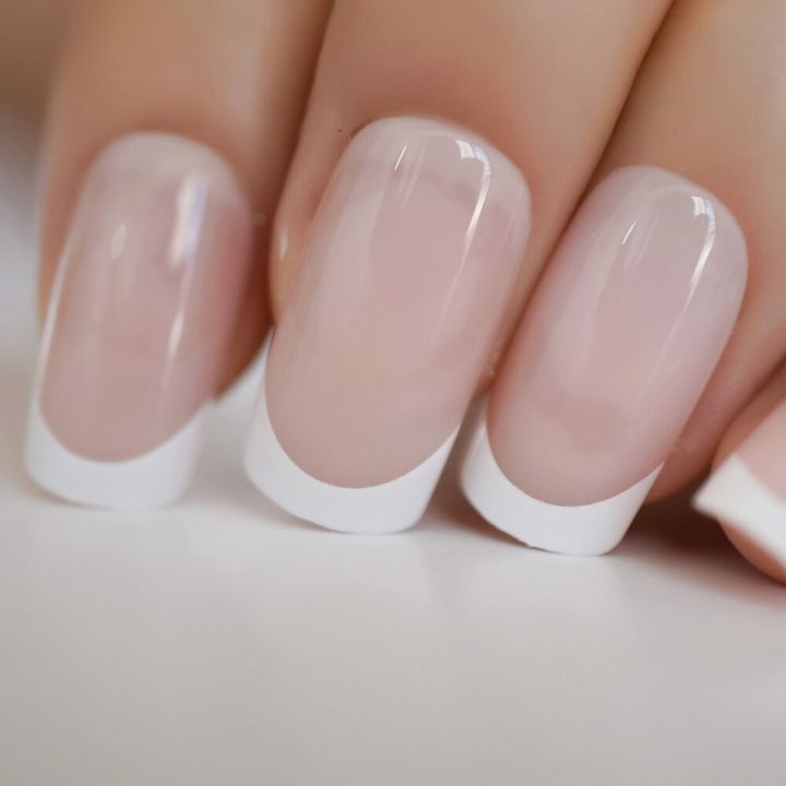 %E3%80%90The%20road%20to%20happiness%20Store%E3%80%91Hello%20Paris%20Classical%20French%20Nail%20Natural%20Nails%20Square%20French%20Style%20Smile%20Line%20Finfernails%20-%20Image%207