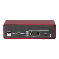 Sound Card Professional Audio Interface for 48V Microphone Musical Instrument Recording.