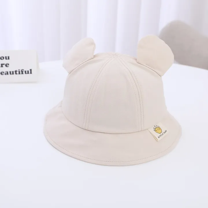 Spring%20Summer%20Baby%20Bucket%20Hat%20Cute%20Bear%20Ear%20Newborn%20Panama%20Cap%20Solid%20Color%20Outdoor%20Beach%20Kids%20Baby%20Boy%20Girl%20Sun%20Hats%20Bonnet%20-%20Image%202