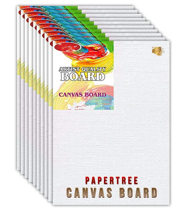 Papertree%20Artist%20Quality%20Canvas%20Paper%2010%20Pcs%20Pack%20for%20Water/Oil/Acrylic/Gouache%20-%20High-Quality%20Canvas%20Sheets%20for%20Art%20Supplies%20-%20Image%205