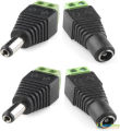 DC Power Balun Connector - Male Female (1 Pair).