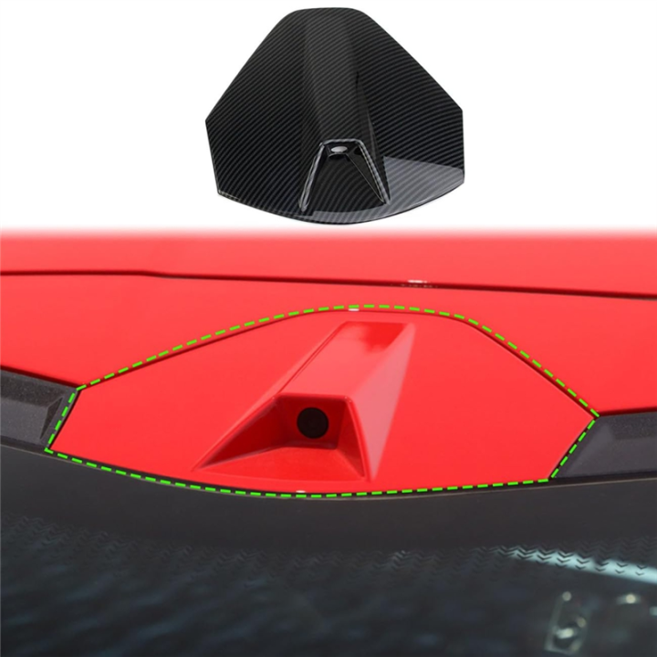 For%20C8%20Coupe%202020-2024%20Carbon%20Fiber%20ABS%20Car%20Roof%20Rear%20View%20Camera%20Cover%20Trim%20Spare%20Parts%20-%20Image%206