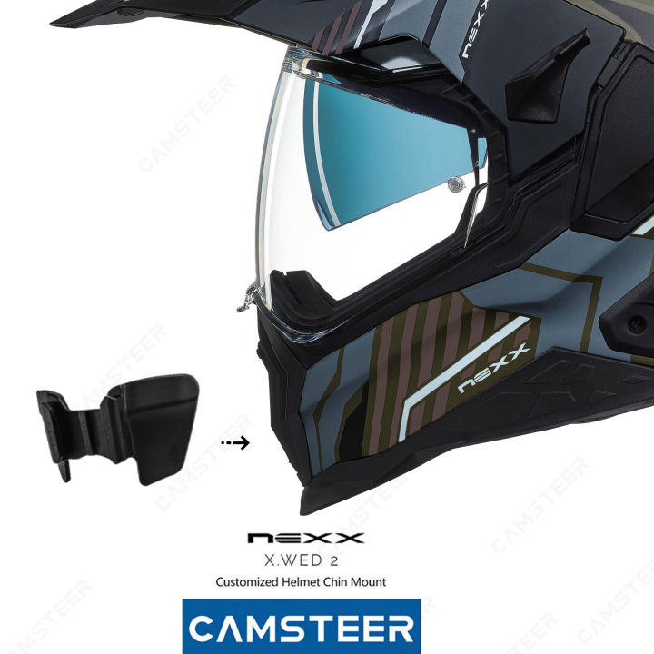 NEXX%20X.WED%202%20Helmet%20Custom%20Aluminium%20Chin%20Mount%20for%20GoPro%20Hero12%2011%2010%209%20Insta360%20X4%20X3%20Ace%20pro%20DJI%20Action%203%204%20Camera%20Accessory%20-%20Image%202