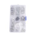 140 Pcs Photo Frame Hanging Hooks Kit, 9 Models Hooks with Screws. 