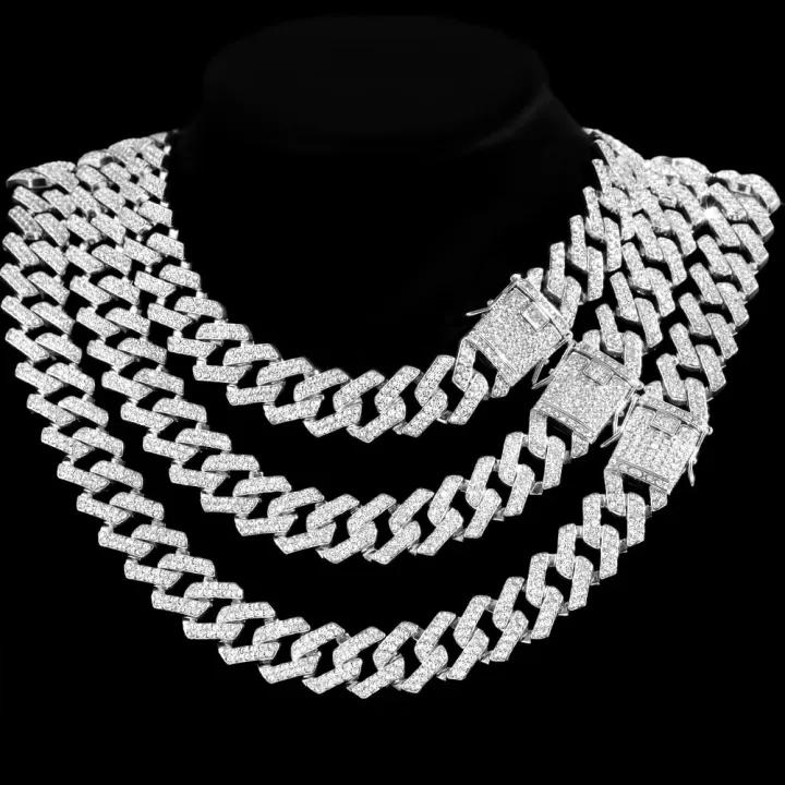 Hip%20Hop%20Men%20Iced%20Out%20Chain%20Prong%20Rhombus%20Cuban%20Link%20Necklace%2014/20MM%20width%20Gold%20Silver%20Color%20Thick%20Cuban%20Chain%20Necklace%20Jewelry%20-%20Image%203