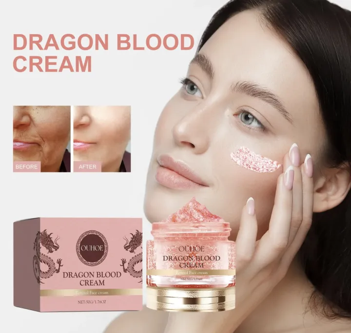 OUHOE%20Retinol%20Dragon%20Blood%20Cream%2050%20ML%20Whitening%20&%20Moisturizing%20Serum%20infused%20cream%20-%20Image%202