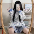 Sanrio Hello Kitty Clothes Women Long Sleeve Sweatshirts Y2k Thin Hoodies Japan Style Cute Sweet Tops Female Spring Loose Shirts. 