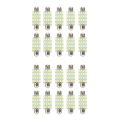 OUMERY 20 PCS 16 Car Bulb LED SMD 3528 42 mm - White. 