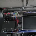 1 Set Power Distribution Block Fused Power Distribution Block Car Audio 4 Way MIDI Fuse Block for Auto UTV Boat Stereo Amp. 