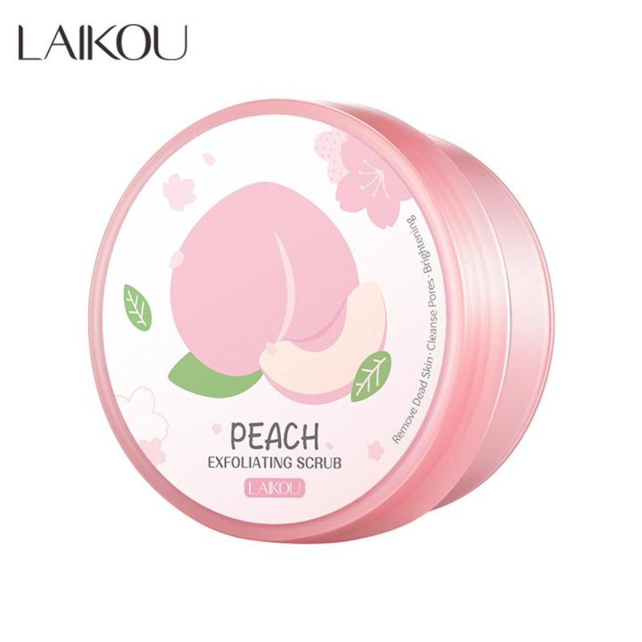 Laikou Peach Exfoliating Scrub 90g