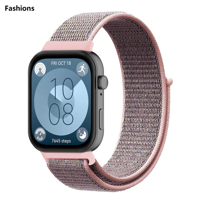 Fashions%20Nylon%20Loop%20Strap%20for%20Huawei%20Watch%20Fit%203/4%20Breathable%20Wristband%20Accessories%20for%20Huawei%20Watch%20Fit%204/4%20Pro%20Band%20Smartwatch%20Bracelet%20-%20Image%206