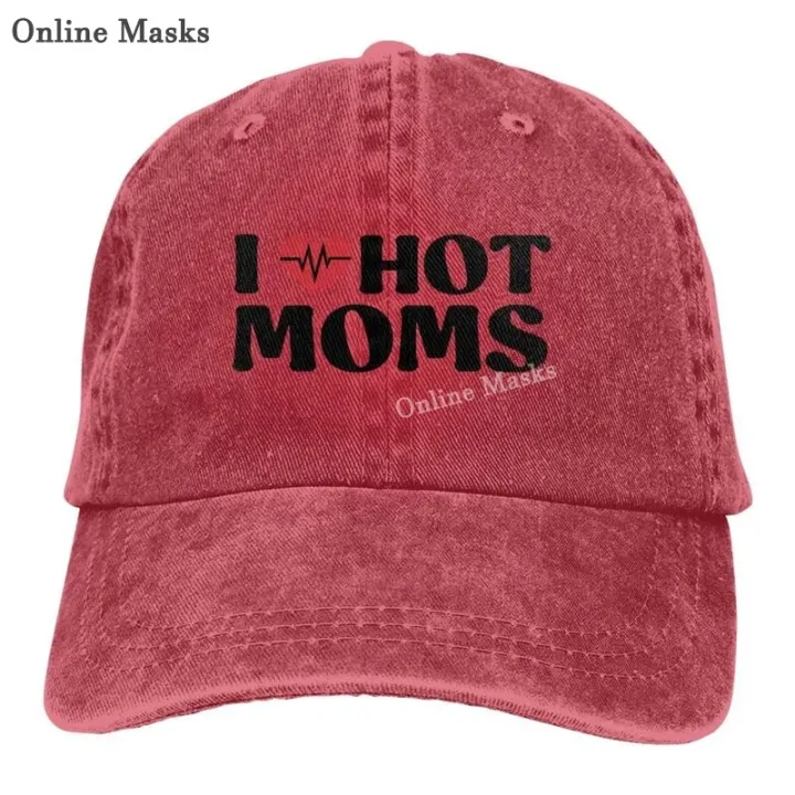 %E3%80%90Nice%20Day%20Toy%20Findings%20Store%E3%80%91%EF%BC%88NEW%EF%BC%89I%20Love%20Hot%20Dads%20I%20Heart%20Dads%20Love%20Hot%20Dads%20Hat%20Cap%20Adjustable%20Washable%20Cowboy%20Hat%20Denim%20Cap%20for%20Man%20-%20Image%205
