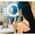 Makeup Mirror LED Light Flexible Vanity Mirror Light 10X Magnifying Mirror Portable Illuminated Mirror Bathroom Wall Mirror Led - Mirror.