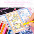 Anime Sanrio Figure Scratch Painting Card Hello Kitty Melody Cinnamoroll Kuromi Drawing Graffiti Toy Kids Early Learning Gift. 