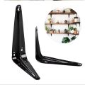 2 PCS Premium Wall Mounted L Shaped Angle Bracket (Size-5"x6")- Decorative Shelf Bracket- Wall Bracket- Bracket- L Bracket- Angle Bracket- Support Bracket- Floating Bracket- Heavy-Duty Bracket- Corner Bracket. 
