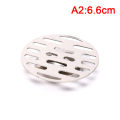 1pc Stainless steel floor drain cover overflow Round Anti-clogging shower Drain. 