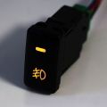 NXFDSIOZ 4X Auto Retrofit Switch Waterproof Toggle Switch Fog Lamp Switch with 4 Line for White Light. 