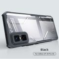 Infinix GT 30 Pro 5G, [Droproof] [Sweat-Proof] [Fingerprint-Proof] Shockproof Protective Phone Case Fits Infinix GT 30 Pro 5G,Black. White TPU Transparent. 